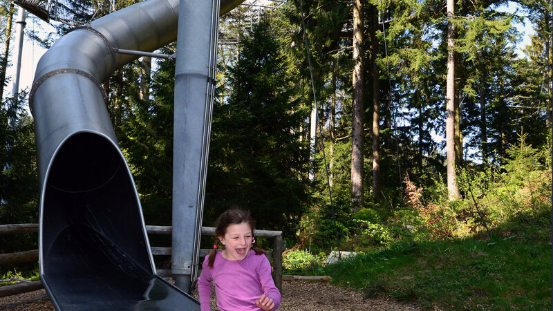 Rutsche beim Skywalk Allgäu