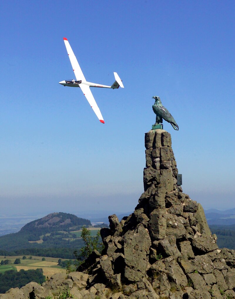 Fliegerdenkmal an der Wasserkuppe in der Rhön