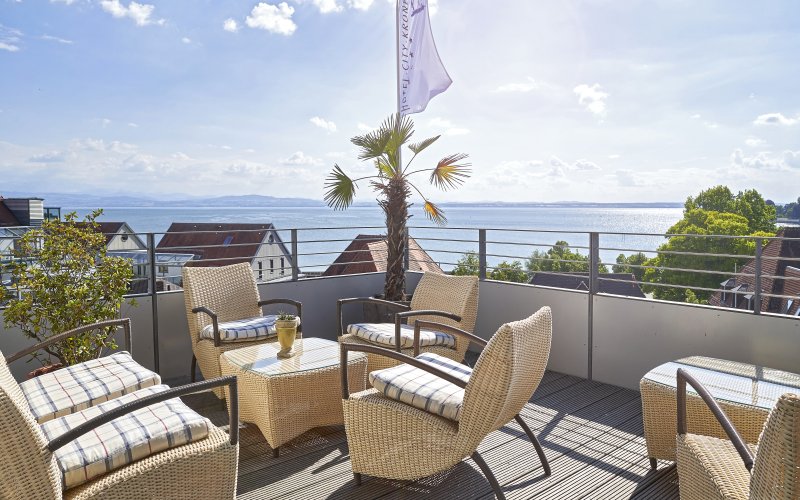 Friedrichshafen Hotel City-Krone Ausblick
