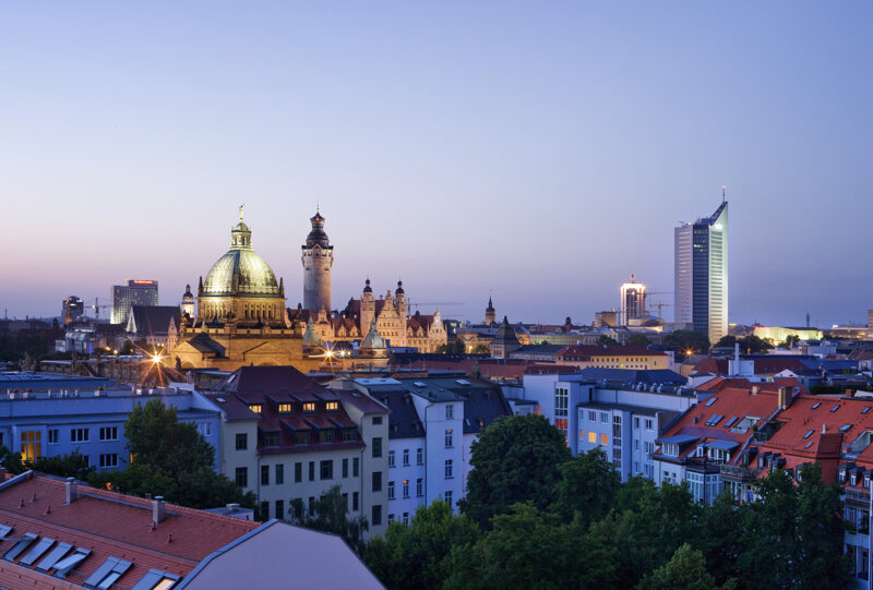 Skyline von Leipzig