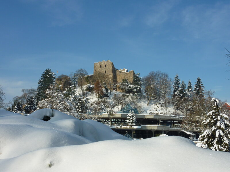 Burg Baden im Winter – Badenweiler