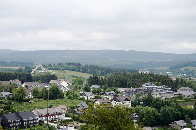 Luftbild von Winterberg im Sauerland