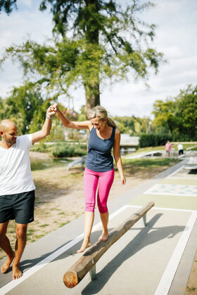 Staatsbad Salzuflen GmbH Kurpark-Balanceparcours S.Strothbäumer