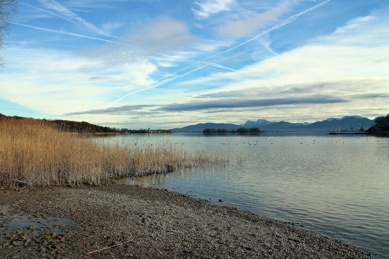 Chiemsee abends ohne c pixabay