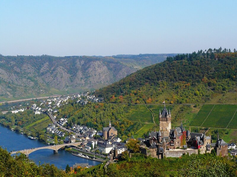 Cochem von oben ohne c pixabay