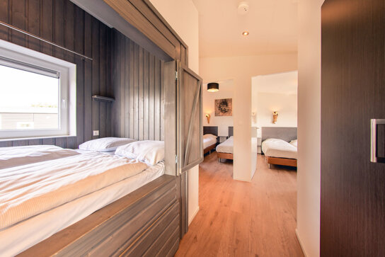 Raccoon Lodge Schlafraum Alkoven