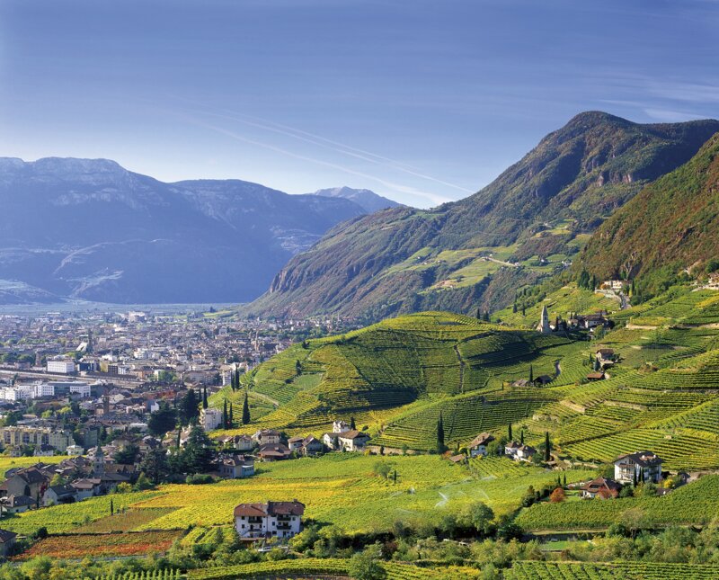Südtirol mit Weinbergen und Dolomiten – Familienurlaub in Norditalien