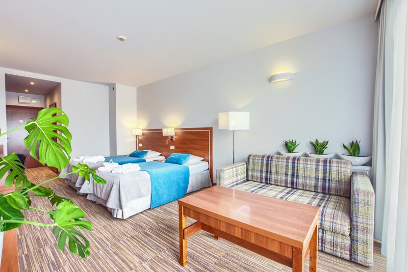 Doppelzimmer im orange