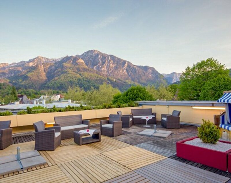 Dachterrasse mit Bestuhlung