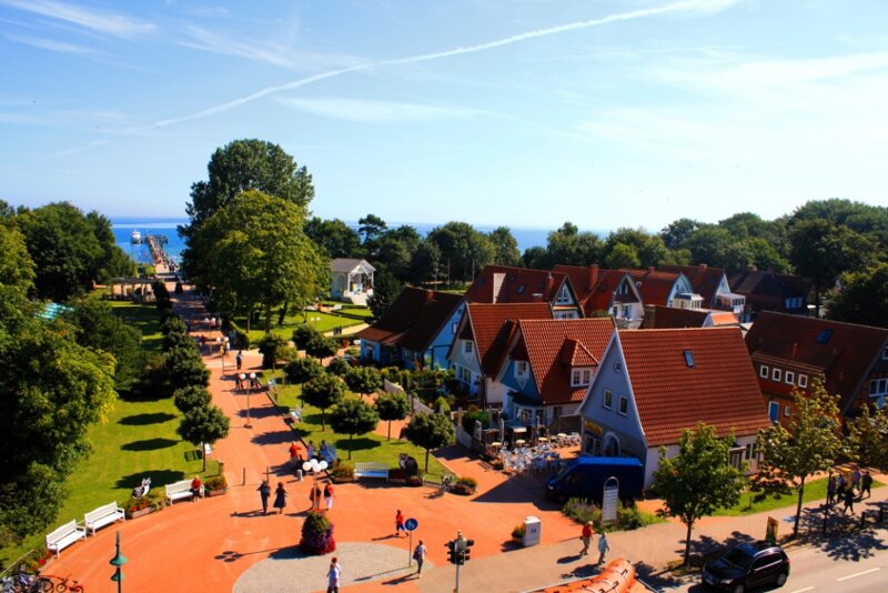Blick zur Seebrücke Boltenhagen