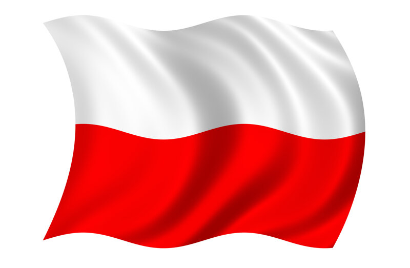 Polnische Nationalflagge