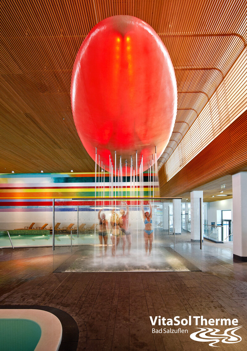 Regenwalddusche - VitaSol Therme