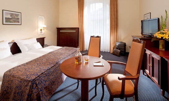 Sitzecker im Doppelzimmer