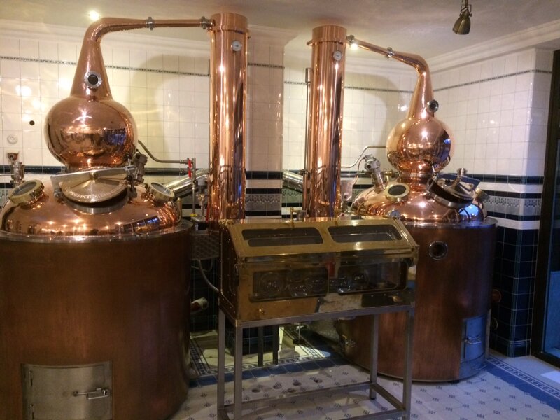 Destillierapparat in der Hammerschmiede Zorge