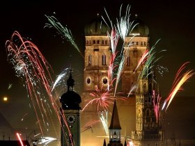 Feuerwerk Marienkirche