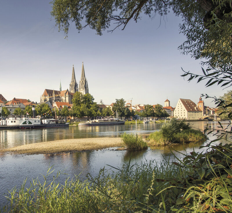 Regensburg an der Donau – Stadtansicht