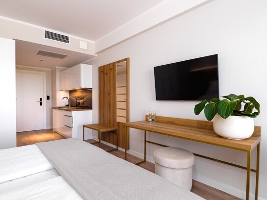 Doppelzimmer mit Küchenzeile