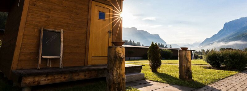 Sauna mit Außenbereich