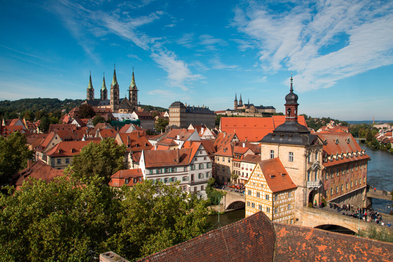 Bamberg Altstadtsilhouette – Blick über die historische Bergstadt