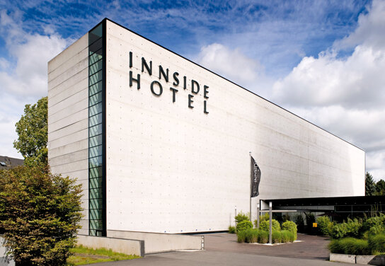 Außenfassade des INNSiDE by Meliá Düsseldorf Seestern