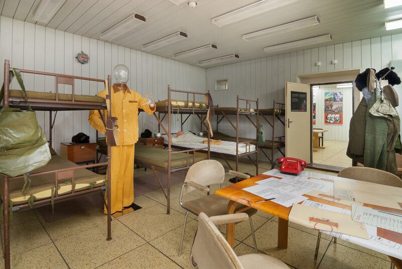 Bunker Schlafraum im Atombunker Spindlermühle