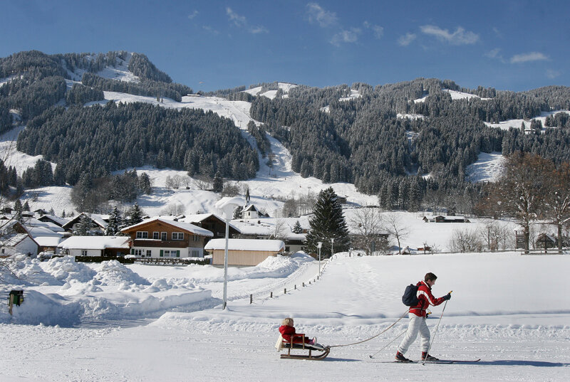 Winterlandschaft im Allgäu