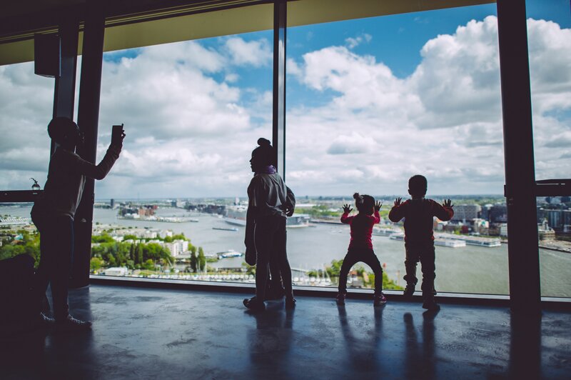 Panoramablick vom A'DAM LOOKOUT Amsterdam © Dennis Bouman