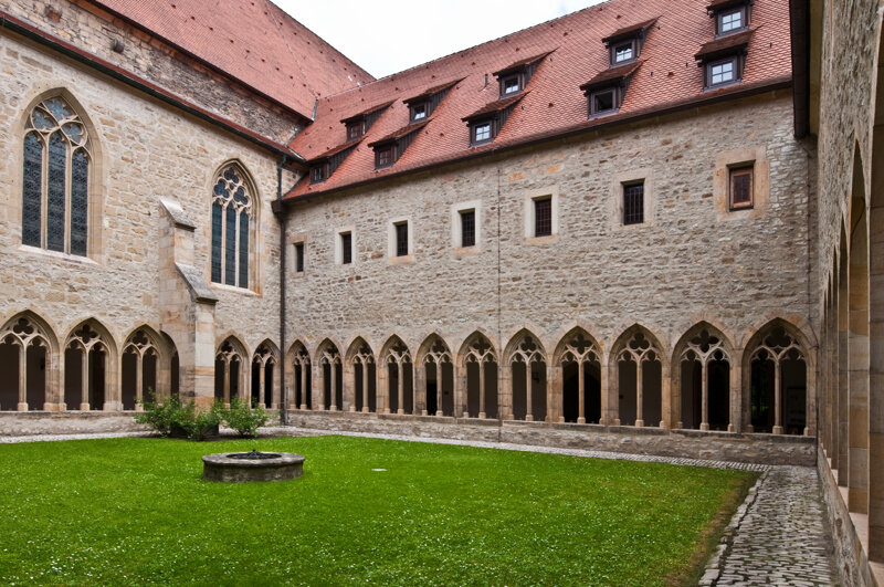 Mittelalterlicher Kreuzgang im Augustinerkloster Erfurt
