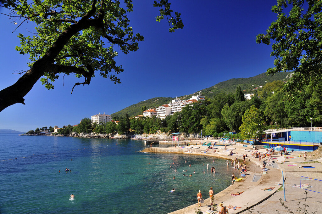Strand Kvarner in Lovran c TZO