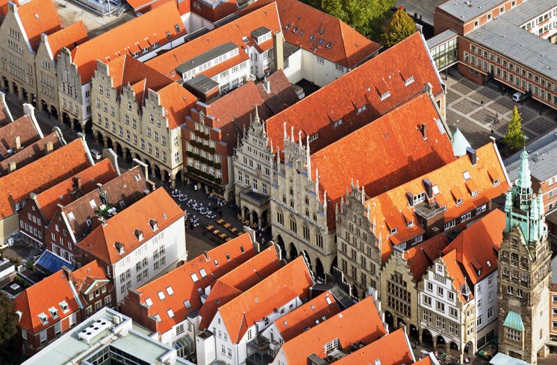 Prinzipalmarkt von oben c Presseamt Münster Bernhard Fischer