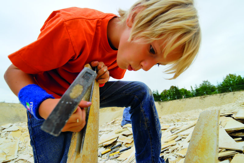 Fossiliensuche im Altmühltal