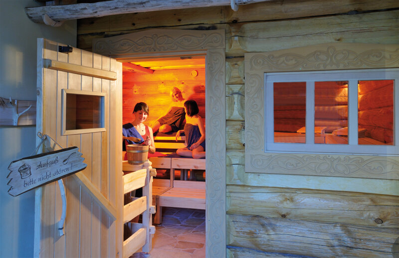 Finnische Sauna in den Badegärten Eibenstock