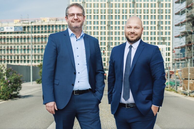 Hoteldirektor Stephan Sporer und Verkaufsleiter Stefan Knittel