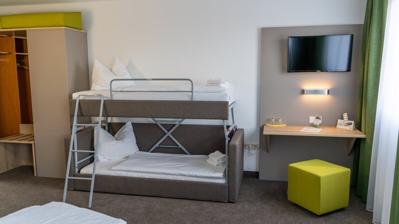 Zimmer mit Etagenbett