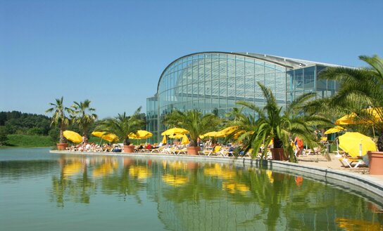 Außen im sommer C Therme Bad Wörishofen