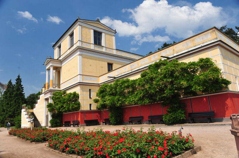 Blick in das Pompejanum Aschaffenburg