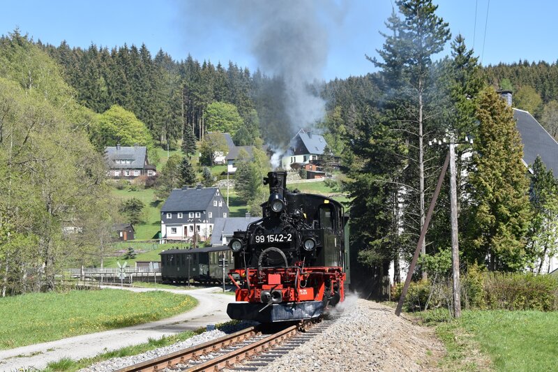 Preßnitztalbahn Mit Dampf in den Frühling