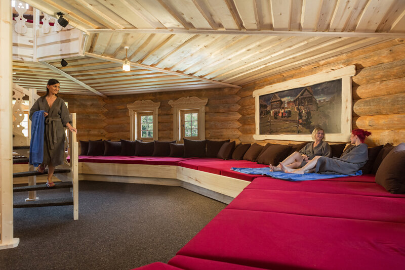 Badegärten Eibenstock -Ruheraum-im-Bojaren-Haus