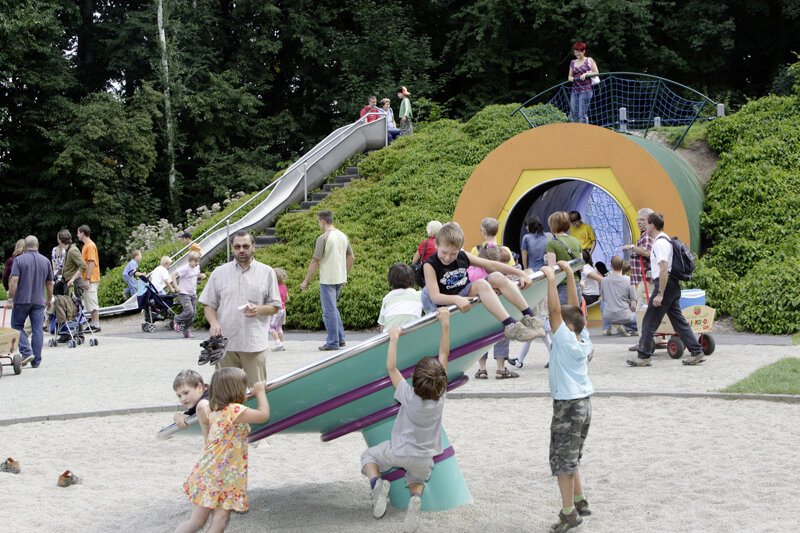 Spielplatz im Saurierpark Kleinwelka