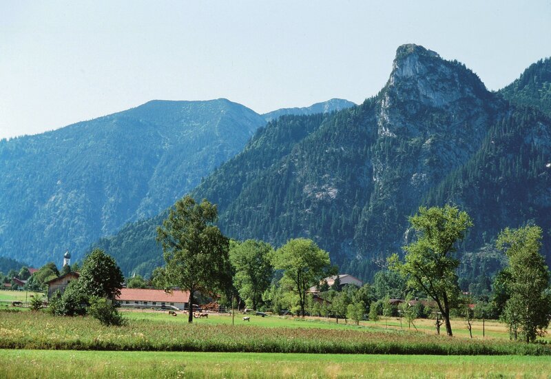 Blick auf den Kofel bei Bad Kohlgrub