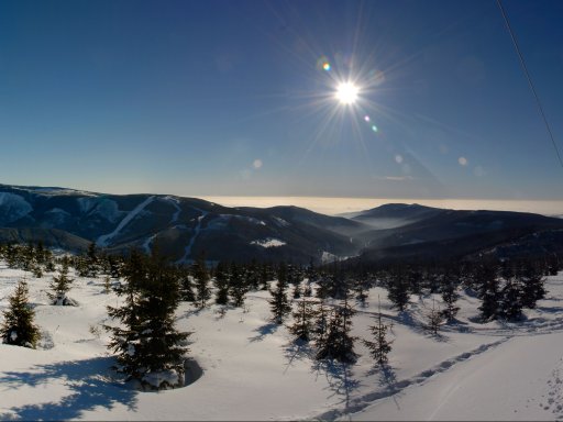 Spindlermühle im Winter  - Tschechien