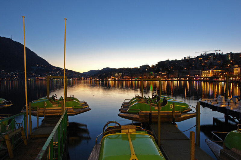 Lugano Hafen