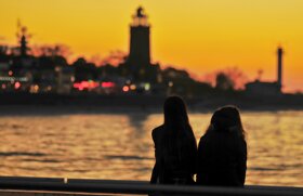 Kolberg Sonnenuntergang