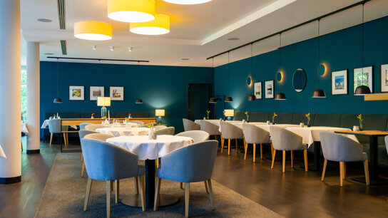 gedeckter Tisch im Restaurant