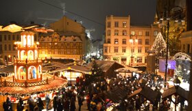 Schweriner Weihnachtsmarkt Foto Marieke Sobiech Stadtmarketing Schwerin