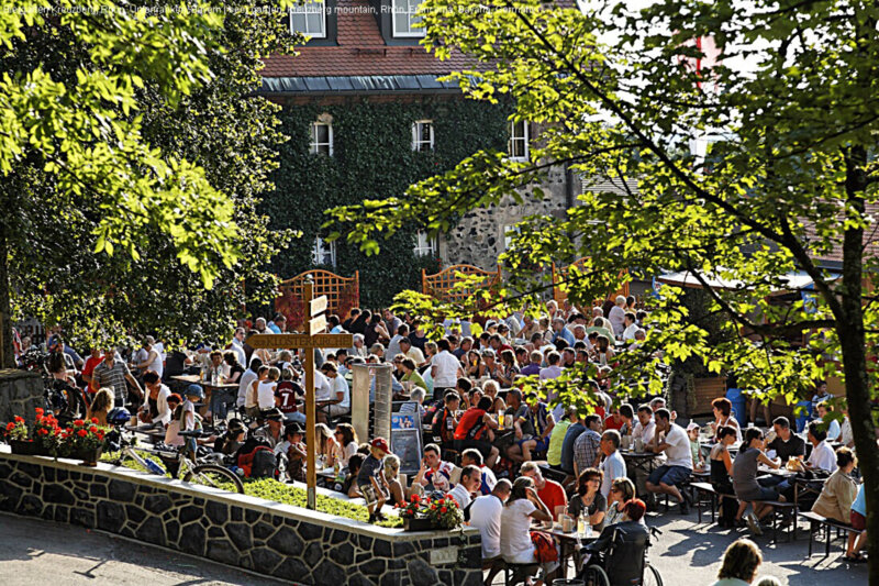 Klostergarten am Kreuzberg in der Rhön