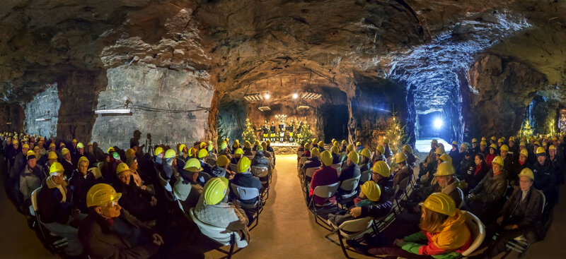 Zinnkammern in Bergwerk Pöhla