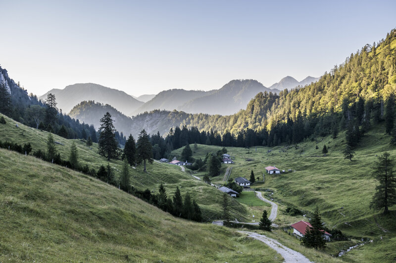 Thoraualmen bei Ruhpolding im Herbst