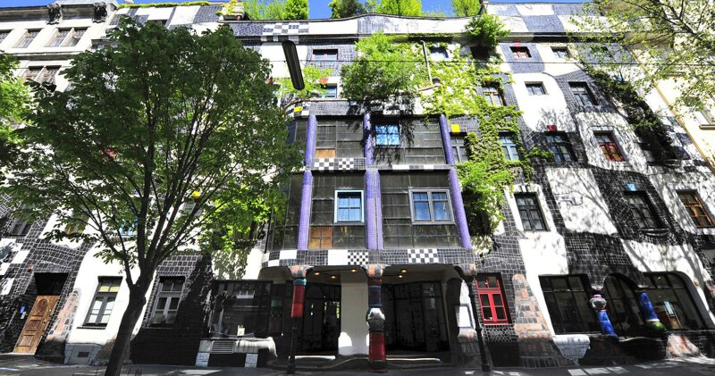 KunstHaus Wien – Hundertwassers Museum in der Untere Weißgerberstraße