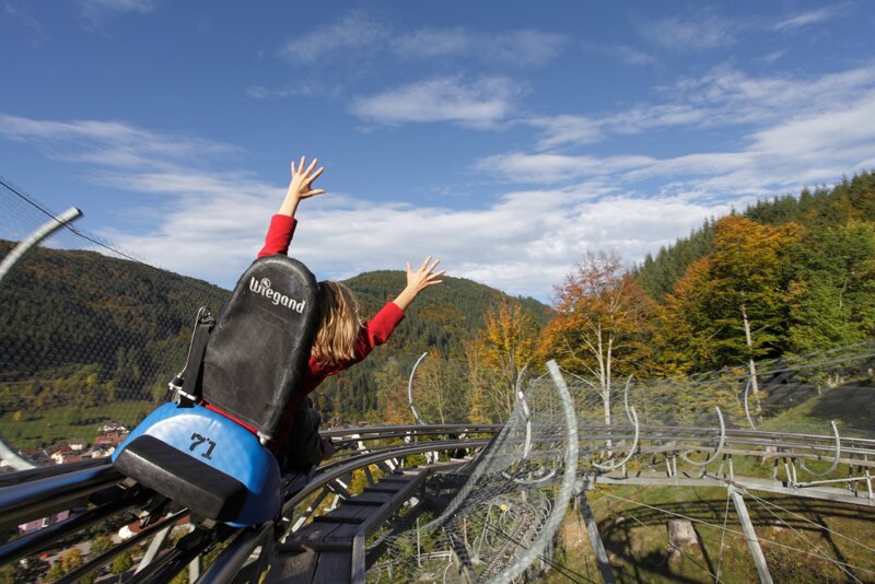 Hasenhorn Coaster mit Frau